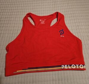 Peloton Vibrant Red Sports Bra